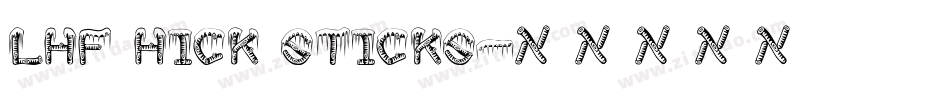 LHF Hick Sticks字体转换